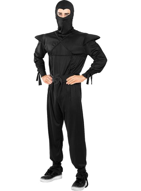 Disfraz de Ninja negro para adulto - Funiglobal | Funidelia