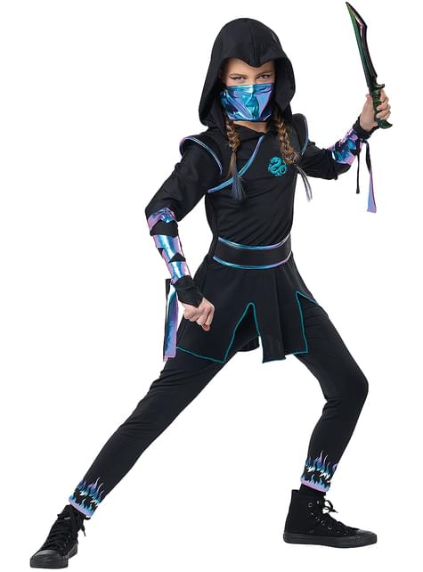 Disfraz de ninja Nightfire para niña - California Costumes | Funidelia