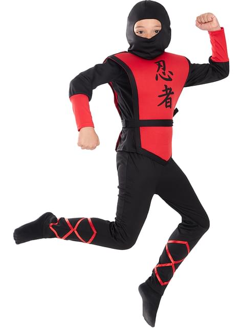 Disfraz de Ninja rojo para niño - Funiglobal | Funidelia