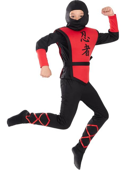 Disfraz de Ninja rojo para niño - Funiglobal | Funidelia
