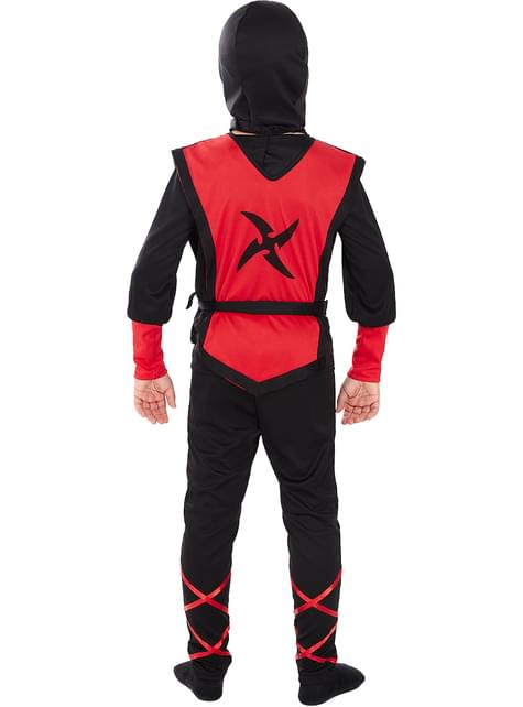 Disfraz de Ninja rojo para niño - Funiglobal | Funidelia