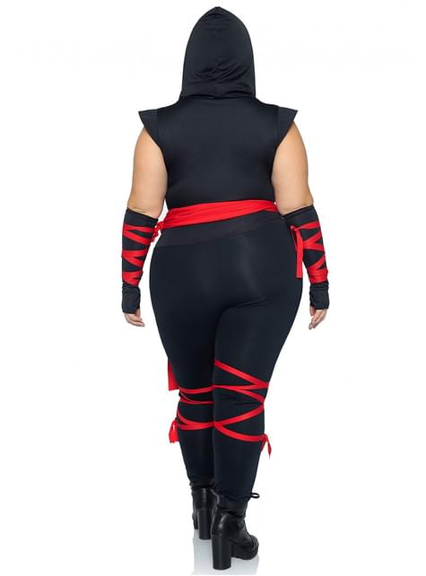 Disfraz de ninja sexy para mujer talla grande - Leg Avenue | Funidelia