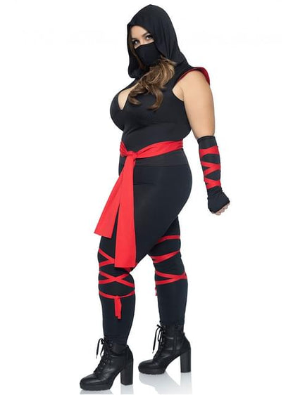 Disfraz de ninja sexy para mujer talla grande - Leg Avenue | Funidelia