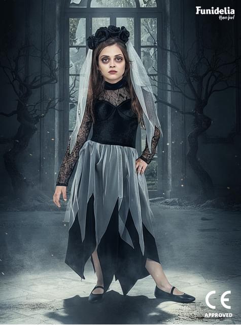Disfraz de novia fantasma para niña - Funiglobal | Funidelia