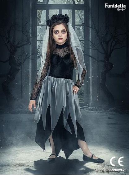Disfraz de novia fantasma para niña - Funiglobal | Funidelia
