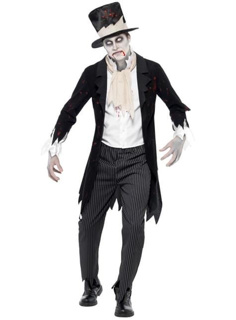 Disfraz de novio zombie
