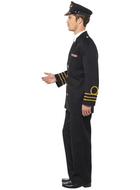Disfraz de oficial de la marina para hombre