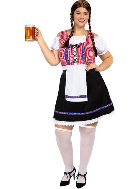 Disfraz de Oktoberfest para mujer talla grande - Funiglobal | Funidelia