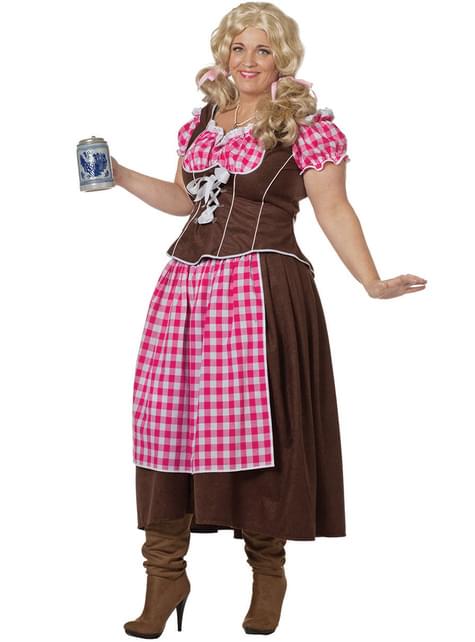 Disfraz de Oktoberfest rosa para mujer - Wilbers | Funidelia