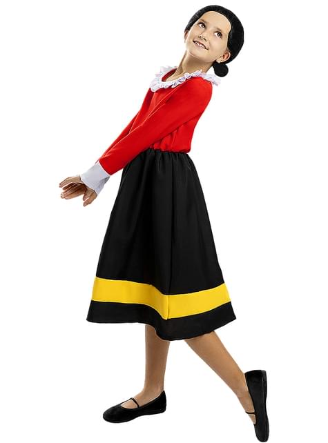 Disfraz de Olivia para niña - Popeye - Funiglobal | Funidelia