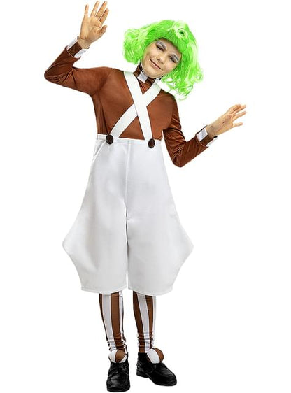 Disfraz de Oompa Loompa para niños - Charlie y la Fábrica de Chocolate - Funiglobal | Funidelia