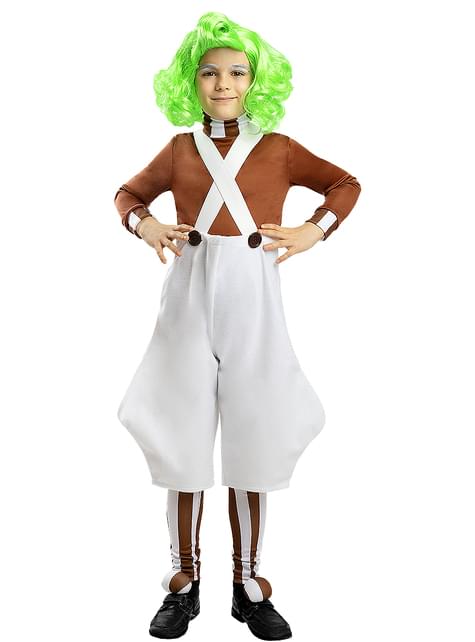 Disfraz de Oompa Loompa para niños - Charlie y la Fábrica de Chocolate - Funiglobal | Funidelia