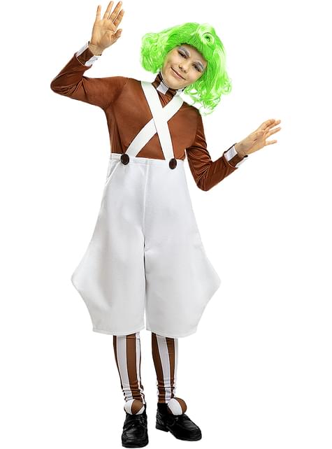 Disfraz de Oompa Loompa para niños - Charlie y la Fábrica de Chocolate - Funiglobal | Funidelia