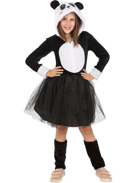 Disfraz de oso panda para niña - Funiglobal | Funidelia