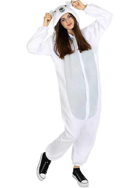Disfraz de oso polar onesie para adulto - Funiglobal | Funidelia