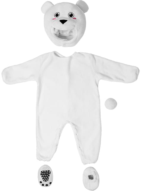 Disfraz de Oso Polar para bebé - Funiglobal | Funidelia