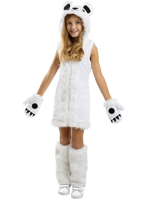 Disfraz de oso polar para niña - Funiglobal | Funidelia