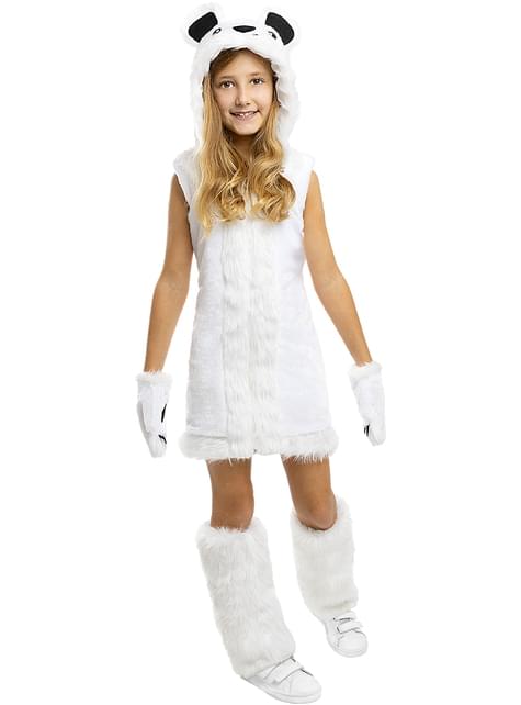 Disfraz de oso polar para niña - Funiglobal | Funidelia
