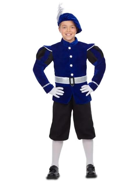 Disfraz de paje real elegante azul para niño - My Other Me | Funidelia