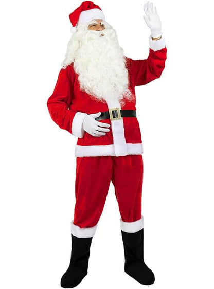 Disfraz de Papá Noel Deluxe para hombre - Funiglobal | Funidelia