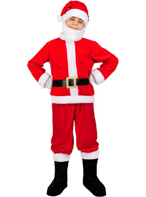 Disfraz de Papá Noel Deluxe para niño - Funiglobal | Funidelia