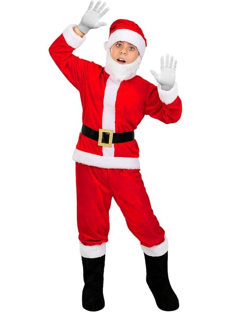 Disfraz de Papá Noel Deluxe para niño - Funiglobal | Funidelia