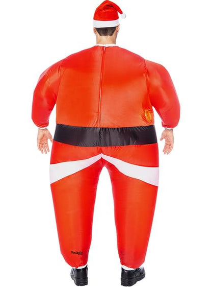 Disfraz de Papá Noel hinchable para adulto - Funiglobal | Funidelia