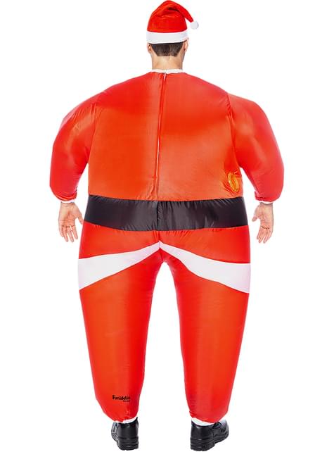 Disfraz de Papá Noel hinchable para adulto - Funiglobal | Funidelia