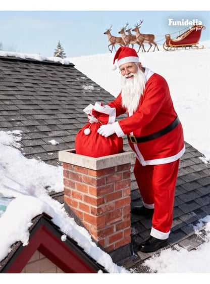 Disfraz de Papá Noel para hombre con accesorios - Funiglobal | Funidelia