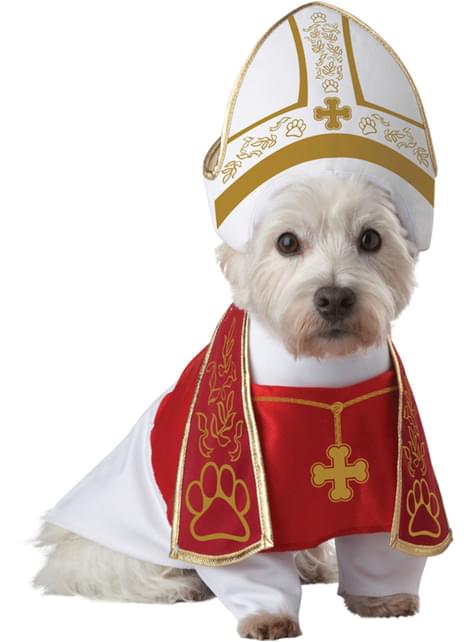 Disfraz de papa para perro - California Costumes | Funidelia