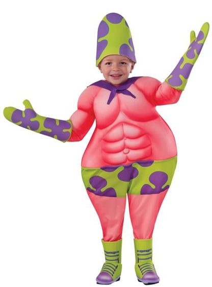 Disfraz de Patricio Bob Esponja la película musculoso para bebé - Rubies USA | Funidelia
