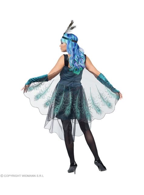 Disfraz de pavo real para mujer - Widmann | Funidelia