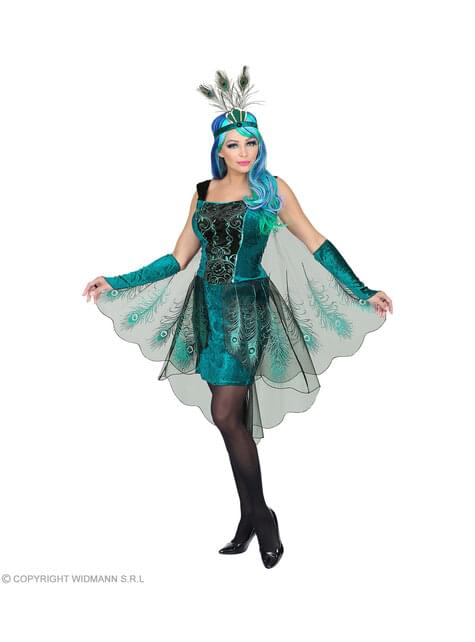 Disfraz de pavo real para mujer - Widmann | Funidelia