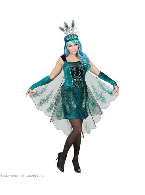Disfraz de pavo real para mujer - Widmann | Funidelia