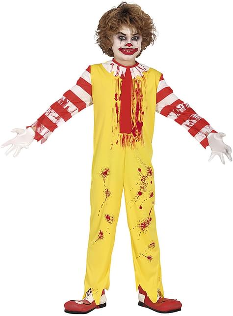 Disfraz de payaso asesino para niño - Guirca | Funidelia