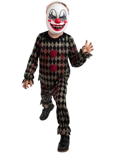 Disfraz de payaso de terrorífico deluxe para niño - Funiglobal | Funidelia