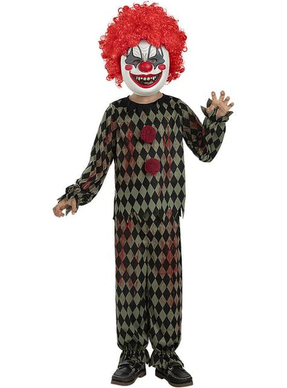 Disfraz de payaso de terrorífico deluxe para niño - Funiglobal | Funidelia