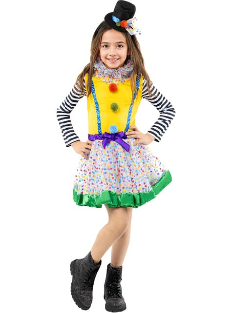 Disfraz de payaso Deluxe para niña - Funiglobal | Funidelia