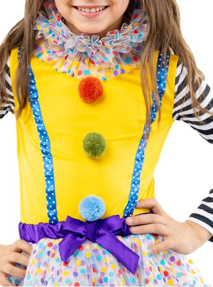 Disfraz de payaso Deluxe para niña - Funiglobal | Funidelia