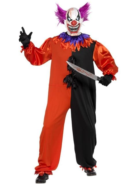 Disfraz de payaso espeluznante del Circo Siniestro