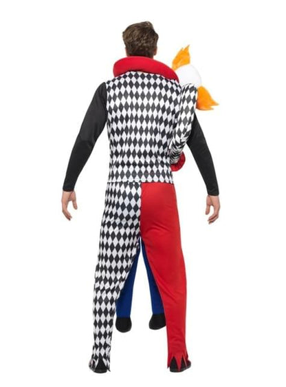 Disfraz de payaso secuestrador a hombros para adulto