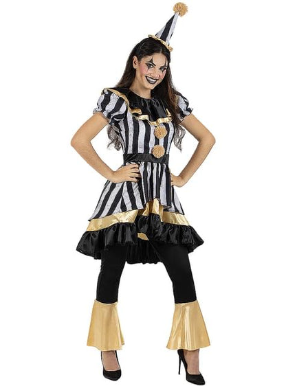Disfraz de payaso terrorífico deluxe para mujer talla grande - Funiglobal | Funidelia