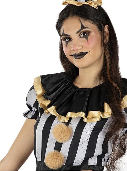 Disfraz de payaso terrorífico deluxe para mujer - Funiglobal | Funidelia