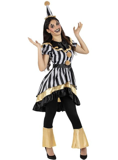 Disfraz de payaso terrorífico deluxe para mujer - Funiglobal | Funidelia
