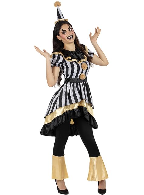 Disfraz de payaso terrorífico deluxe para mujer - Funiglobal | Funidelia