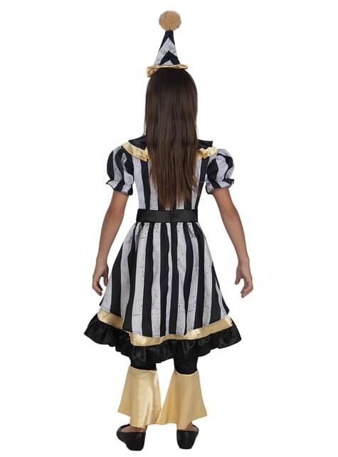 Disfraz de payaso terrorífico Deluxe para niña - Funiglobal | Funidelia