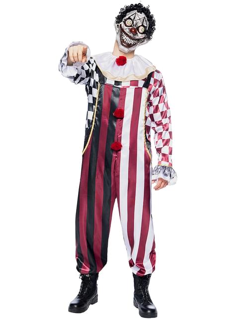 Disfraz de payaso terrorífico Premium para hombre - Funiglobal | Funidelia