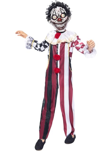 Disfraz de payaso terrorífico Premium para niño - Funiglobal | Funidelia