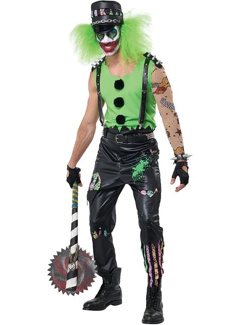 Disfraz de payaso terrorífico psicópata del circo para hombre - California Costumes | Funidelia