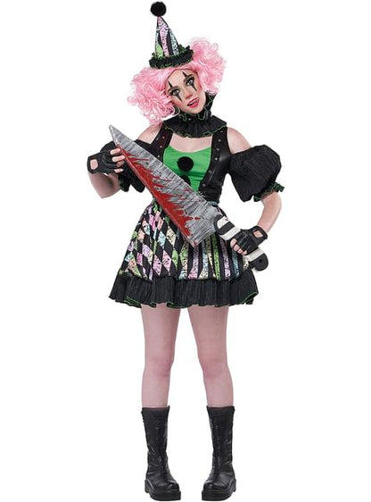 Disfraz de payaso terrorífico psicópata del circo para mujer - California Costumes | Funidelia